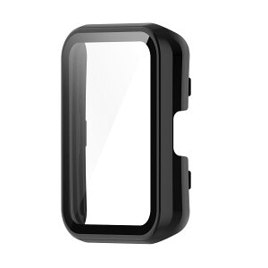 HUAWEI�p Watch FIT/Watch FIT new/OPPO�p Watch Free�p �P�[�X+�K���X�t�B���� ��̌^ SOOYEEH �n�[�hPC��+�K���X�� �v���e�N�^�[�J�o�[ �����ߗ� ���^ �d�x9H ��U�h�~���� 6�F�I �ϏՌ� �A�N�Z�T���[ (�u