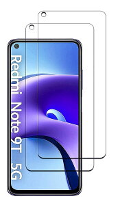 y2ZbgzXiaomi Redmi Note 9T 5G KXtB wFؑΉ KXtB tB {fސ tیtB ʕی KXJo[ ɔ0.33mm ߗ ώw  2.5D E