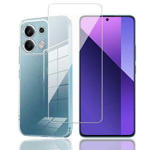 Ή Redmi Note 13 Pro 5G p P[X + KXtB {Ɏq tB KX dx9H ߗ Uh~ wh~ CA[ z \tȒP y_ TPU Jo[ S UM