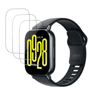 �y3���Z�b�g�zRedmi Watch 5 Active �p �K���X �t�B���� YAJOJO �ی�t�B���� ���� �w��h�~ �����ߗ� �C�A�[�� �d�x9H ��U�h�~ �����K���X�t�B���� �V���I�~ Redmi Watch 5 Active �Ή�