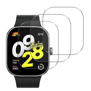 �y3���Z�b�g-�� �i���z�Ή� Redmi Watch 4 �p�� �t�C���� Watch 4 1.97�C���` �K���X�t�B���� �ی�t�B���� ��ʕی�V�[�g �t���V�[�� �J�o�[ �t���ی� �\�t�g 3D�J�o�[ �ϏՌ� ���� �C�A�[�� ����