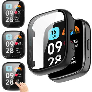 �y�K���X�t�C������̌^�P�[�X�zRedmi Watch 3 Active/Redmi watch3 lite�p �P�[�X PC�t���[��+�����K���X�t�B���� redmi watch3 Active �K���X�t�B���� �Ռ��z�� �w��h�~ �h���h�o redmi watch 3 active �J�o�[�[