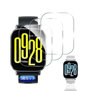 �y3���Z�b�g�z �Ή� Redmi Watch 5 Active �t�B���� �K���X�t�B���� 3�� �y���{���Ɏq�f�ލ̗p �d�x9H ��U�h�~ �z �Ή� Xiaomi Redmi Watch 5 Active �����K���X �t�B���� �Ή� �V���I�~ redmi watch 5 Active ��