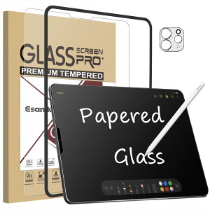 Esanik iPad Pro 12.9 (2022 6 / 2021 5 / 2020 4 / 2018 3) p یtB ̂悤ȕ`Sn CXgp UU ϏՌ 9Hdx ˖h~ wh~ JYtBt