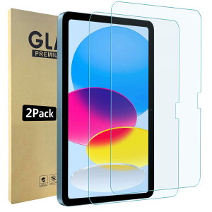 Bigqin�y2������ziPad 10 2022 10.9 �Ή� �t�B���� �����K���X �t���ی�t�B���� �Ռ��z�� �w��h�~ �����ߗ� �C�A�h�~