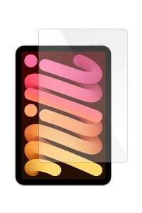 ホビナビ iPad フィルム クリア iPad mini6 第6世代 2021 ガラスフィルム 液晶保護フィルム 表面硬度9H 指紋防止 飛散防止 撥水加工
