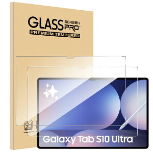 �y2���Z�b�zFor Samsung Galaxy Tab S10 Ultra �t�B���� Mosasa Samsung Galaxy Tab S10 Ultra �K���X�t�B���� �Ռ��z�� 9H�d�x ��U�h�~ 2.5D���E���h�G�b�W �����z�� �C�A�[�� �����ߗ� �����x