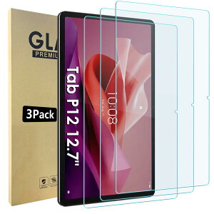 Bigqin�y3������zLenovo Tab P12 �Ή� �t�B���� 12.7�C���` �����K���X �t���ی�t�B���� �Ռ��z�� �w��h�~ �����ߗ� �C�A�h�~