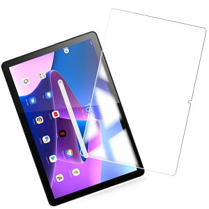 FOR Lenovo Tab M10 (3rd Gen) (ZAAE0009JP) p KXtC FOR LAVIE Tab T10 T1055/EAS PC-T1055EAS p̋KX tیtB 3D ^b` KX tB Uh~ wh~ CAh~ Ɏq 