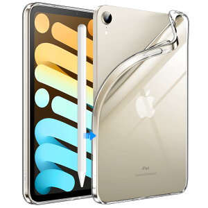 JEDirect iPad mini (A17 Pro 2024 fA7) / mini 6 (2021fA6) pP[X \tgTPU  X ϏՌ ^ubgJo[ (NA)