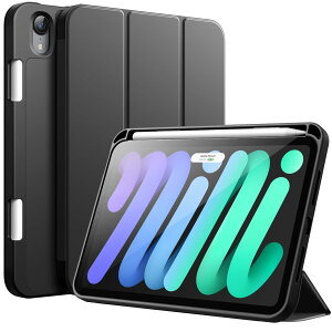 JEDirect iPad mini (A17 Pro 2024 fA7) / mini6 P[X (8.3C`A2021fA6)p Pencilz_[t \tgTPUobN XیJo[ I[gEFCNAbv/X[v@\t (u