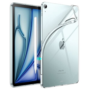 JEDirect iPad Air 11 C` M2 (2024)AiPad Air 5/4 P[X (10.9C`A2022/2020fA5/4p) \tgTPU  X ϏՌ ^ubgJo[ Pencil Pro/Pencil 2[dΉ (NA)