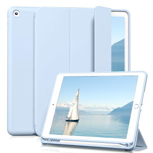 Aoub iPad 9.7 C` 5 6 (2018/2017) P[X I[gX[v/EFCN@\Ή Apple Pencily[Ez_[t X}[gJo[ \tg TPU ^ y ϏՌ O܂X^h (Cgu