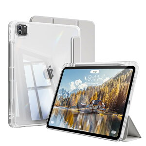 GKABXY iPad Pro 11�C���` �P�[�X iPad Pro ��4/3/2����Ή� 2022 2021 2020 �����A�N�����n�[�h�o�b�N�J�o�[ �I�[�g�X���[�v/�E�F�C�N Pencil 2 ���C�����X�[�d�Ή� Pencil Pro/USB-C���[�\ ���^�y�� �����h