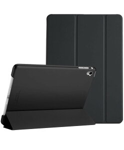 ProCase iPad Pro 9.7"P[X X}[g X X^h tHIیP[X tXg obNJo[ Ή@: iPad Pro 9.7" 2016 (A1673 A1674 A1675) - ubN