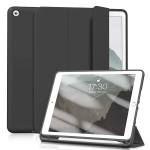 Aoub iPad 9.7 C` 5 6 (2018/2017) P[X I[gX[v/EFCN@\Ή Apple Pencily[Ez_[t X}[gJo[ \tg TPU ^ y ϏՌ O܂X^h (ubN)