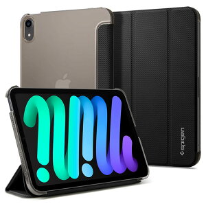 Spigen iPad mini 7/6 P[X 2024/2021 O܂P[X X^h t@ubN Jo[ Apple Pencil [dΉ X y I[gX[v EFCNΉ LbhEGA[tHI ACS03762 (ubN)