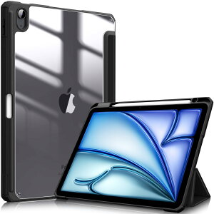 Fintie iPad Air 11C` P[X M2 (2024 6) / Air 5/4 P[X 2022/2020 10.9 C` obNJo[ Apple Pencil [\ CX[dΉ O܃X^h X[v@\ y ^ h~ P