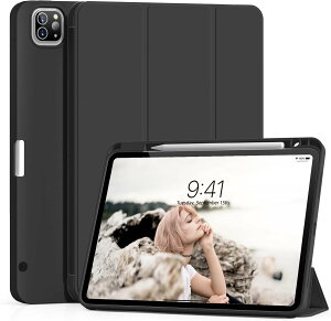GKABXY iPad Pro 12.9 �C���` �P�[�X ��6/5/4���� (2022/2021/2020) �P�[�X �y���V���z���_�[�t�� �I�[�g�X���[�v/�E�F�C�N�@�\ ��Pencil�[�d�Ή� ���^ �ϏՌ� �O�܂�X�^���h �^�u���b�g�J�o�[ iPad Pro 12