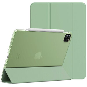 JEDirect iPadPro11�C���`(2022/2021/2020/2018)�ی�P�[�X Pencil���C�����X�[�d�Ή� �E�F�C�N�A�b�v/�I�[�g�X���[�v�@�\�t�� �X�}�[�g�J�o�[iPad Pro 11�p (�����O���[��)