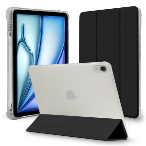 MS factory iPad Air 11C` p P[X 2024 M2 Air 5/4 Jo[ ϏՌ y[ y Ռz  \tgTPU ACpbhGA[ 6 5 4 ubN  IPDA4-S-CLH-BK