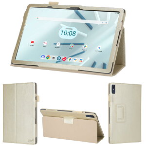 wisers au Lenovo Tab M10a 5G LET02 Lenovo TAB7 ��p �^�u���b�g�P�[�X (�S�[���h) 10.6�C���` �Ή� (�^�b�`�y��/�ی�t�B���� �t��/�X�^���h�^�C�v) �^�u���b�g�J�o�[ 2023 �V�^