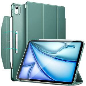 ESR iPad Air 11C` P[X M2 (2024A6)AiPad Air 5/4 P[X(2022/2020)p O܂X}[gP[X Pencil PrõyAOE[dΉ ߋt _bNO[