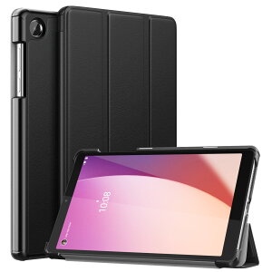 Lenovo Tab M8 4th Gen �P�[�X ATiC Lenovo Tab M8 ��4����P�[�X 8.0�C���` ���m�{ Tab M8 4th Gen�iZABU0171JP/ZABU0172JP�j��p�ی�J�o�[ �y�� �ϏՌ� ����PC+PU �X�^���h�P�[�X Black