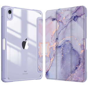 Fintie for iPad Mini 7 P[X (A17 Pro 2024) / iPad Mini 6 P[X 2021 8.3C` 7/6 obNJo[ Pencil [\ Pencil CX[dΉ O܃X^h X[v@\ y ^ h~ P