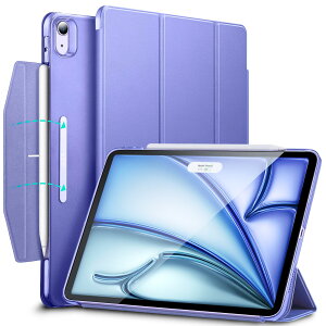 ESR iPad Air 11C` P[X M2 (2024A6)AiPad Air 5/4 P[X(2022/2020)p O܂X}[gP[X Pencil PrõyAOE[dΉ ߋt x_[
