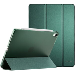 ProCase iPad Air 11インチ M2 (2024) / iPad Air 第5世代 / 第4世代 ケース 軽量 スタンド 三つ折り フォリオ保護ケース 半透明バックカバー Apple Pencil 2対応 対応端末:iPad Air 11インチ M2 (2024)、iPad Air5 202