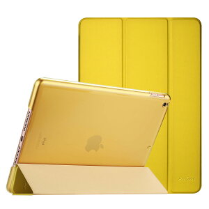 ProCase iPad 9/8/7 P[X (2021 2020 2019) obNJo[ X}[gJo[ y O܂X^h iPad 10.2" Ή - AeB[NX