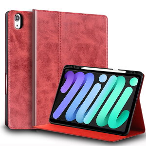 Gexmil �P�[�X iPad Mini 8.3 �C���`,iPad Mini 7���� A17 Pro 2024, 6�����p (2021) �������U�[�� �y�����[,�Ռ��h�~ �ی�P�[�X �ϏՌ��� �y�� �h�w��,�I�[�g�X���[�v/�E�F�C�N,���b�h