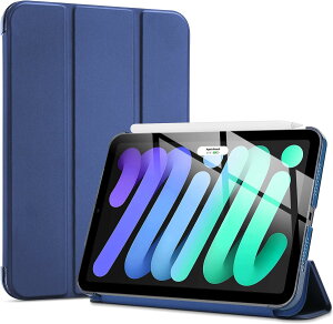 ProCase iPad Mini A17 Pro 7 2024 Mini6 P[X 2021 8.3C`AX O܂X^h n[hobNJo[AKp@FiPad Mini A17 Pro 7 2024AMini 6 2021 -ACAu[
