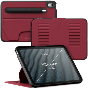 ZUGU iPad 10 P[X (2022) 10.9C` ɔ Ռی 8iK X^h @\ I[gX[v yz_[ X}[gJo[ (iPad 10 P[X, `F[bh)