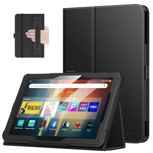 Fire HD 8 2024 P[X 12 MoKo Fire HD 8 plus Jo[ 2024/2022/2020NA}]t@CA hd8/8plusp I[gX[vΉ X^hP[X rWlXJo[ ϏՌ ^ y Black