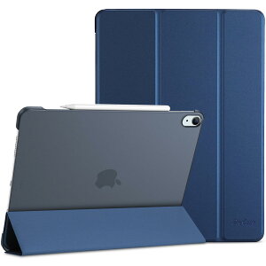 ProCase iPad Air 13C` M2 2024 (A2898 A2899 A2900) P[X X ϏՌ O܂ X^h X}[gJo[ - lCr[