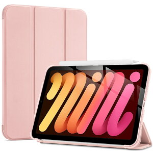 ProCase iPad Mini A17 Pro 7 2024 Mini6 P[X 2021 8.3C`AX O܂X^h n[hobNJo[AKp@FiPad Mini A17 Pro 7 2024AMini 6 2021 -sN