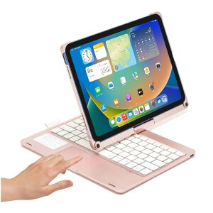 360°] iPad 10 L[{[h ^b`pbh obNCgt iPad 10 2022 10.9C` L[{[hP[X ̌^ Jo[ gbNpbh L[{[ht ACpbh10 L[{[hP[X (