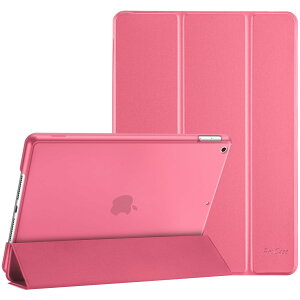 ProCase iPad 9/8/7 �P�[�X (2021 2020 2019) �������o�b�N�J�o�[ �X�}�[�g�J�o�[ �y�� �O�܂�X�^���h iPad 10.2 �Ή� -�������s���N