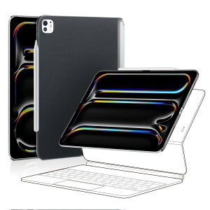 uPITAKAv iPad Pro 13C` P[X M4 2024p iPad Pro 2024 P[X New M4`bvfKp MagEZ Case2 obNJo[ Cz }WbNL[{[hɑΉ Smart Keyboard FolioɑΉ X y ɔ 