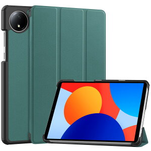 RUIIOCVKK for Redmi Pad SE 8.7 �C���` 2024 �P�[�X ���y�� �ɔ� ����PU ���U�[ �J���O�� �X�^���h �X�}�[�g�P�[�X �X�^���h �@�\ �X�}�[�g�J�o�[ �V���I�~ Xiaomi Redmi Pad SE 8.7�^ 2024 �Ή��i�_�[�N�O