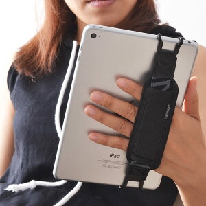TFY �^�u���b�g�p���S�n���h�X�g���b�v �z���_�[ iPad (iPad mini & mini 2 & mini 3 / iPad Air / iPad Air 2 / iPad Pro 9.7�C���`) - Samsung�^�u���b�g - Nexus 7 / Nexus 10 �ȂǗp (�u���b�N)