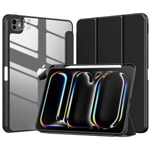 NIMASO iPad Pro 11C` P[X(2024)(M4) 5 Ή O܂ X^h 蒠^ pxύX\X^h yz_[t ϏՌ h~ h~ JtBt ubN