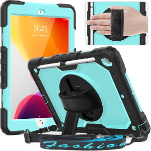 Timecity iPad 10.2 P[X (iPad 9/ 8/ 7 P[X 2021/ 2020/ 2019^) یtB 360x]̐܂X^h nhV_[xg y[t  ϏՌ  d 