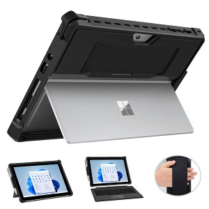 ATiC Microsoft Surface Go4 10.5^ P[X Surface Go / Go2 / Go3 / Go4 10.5C` Surface Go 2 10.5 2020 KpJo[ ϏՌ y ^ yz_[t X^hP[X TPU+PCیP[X BLACK