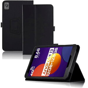 2023NEW For Blackview Tab60 �P�[�X�yLAZIRO�z����PU���U�[ �ϏՌ� �L�Y�h�~ �w��h�~ ���� �����^ ���y�� �X�^���h�@�\�t�� �p�x���� �S�ʕی�^ �Ή�Blackview Tab60�P�[�X �J�o�[(�u���b�N)