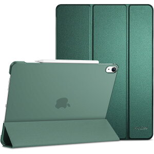 ProCase iPad Air 13C` M2 2024 (A2898 A2899 A2900) P[X X ϏՌ O܂ X^h X}[gJo[ - ~bhiCgO[