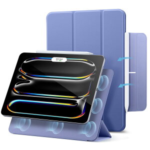 ESR iPad Pro 13C` P[X M4 2024p ̓}Olbgz XȎO܂X^hP[X Pencil Pro/USB-CSΉ EFCN/X[v ϋvی ReboundV[Y p[v