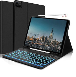[2024Ni] iPad Air6(M2) 11inchΉ/ipad air5 air4 L[{[h P[X iPad Pro 11C`4/3/2/1 L[{[ht P[X CX 10.9C`ϏՌ E p Bluetooth L[{[hJo[ 7Fo